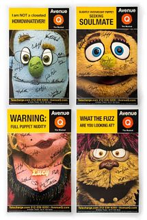 Avenue Q The Musical Signed Broadway Poster, 4
