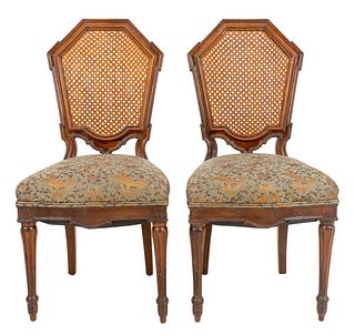 Victorian Upholstered Mahogany Side Chair, 2