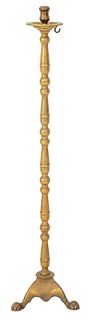 Tall Brass Floor Candelabra / Candlestick