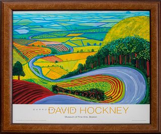 David Hockney Museum of Fine Arts Boston Poster