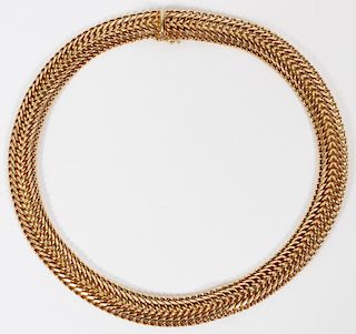 14KT YELLOW GOLD LINK NECKLACE