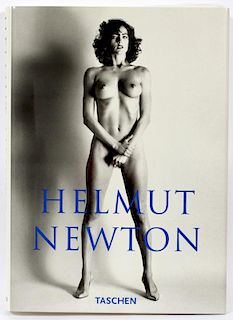HELMUT NEWTON SIGNED HARD BOUND BOOK