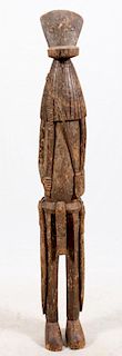 AFRICAN CARVED WOOD TOTEM