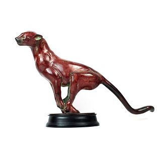 20th C. Bronze Sculpture of a Cat