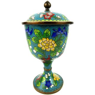 Chinese CloisonnÃ© Chalice