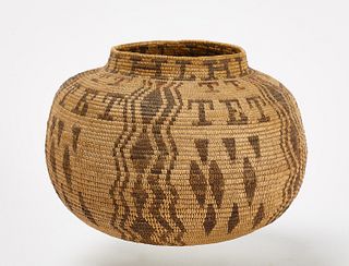 Native Basket with Letters