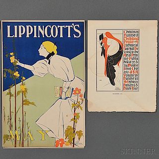 Bradley, William H. (1868-1962) Twelve Cover Designs  , 1894, Signed.