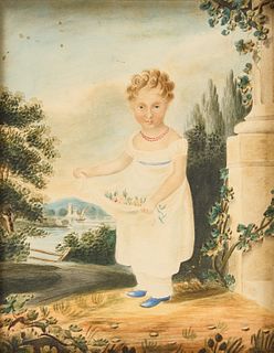 Watercolor Portrait of a Girl