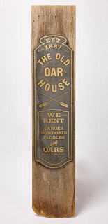 Old Oar House Sign