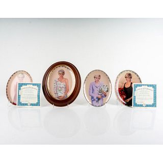 4pc Vintage Bradford Exchange Princess Diana Plates