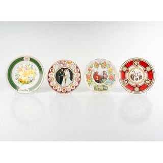 4pc Vintage Collectible Princess and Prince of Wales Plates