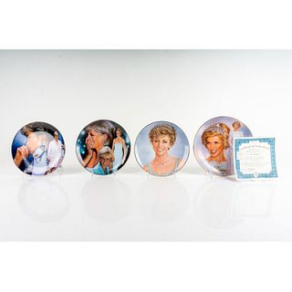 4pc Vintage Collectible Princess Diana Plates