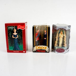 3pc Miniature Figurines, Princess Diana and Prince Charles