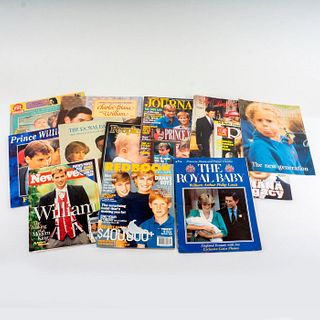 13pc Magazines, Commemorating Diana and The Royal Family