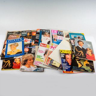 37pc Vintage Magazines, Diana and the Royal Family