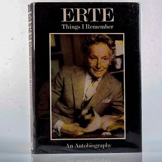 Book, Erte, Things I Remember, An Autobiography