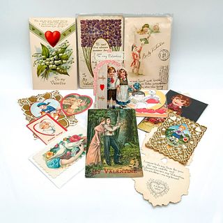 14pc Vintage Valentines Cards
