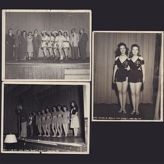 3 Vintage Photos of the USO Show