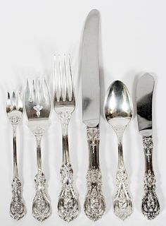 REED AND BARTON FRANCIS I STERLING FLATWARE SERVICE