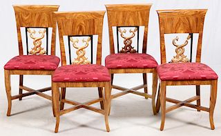REGENCY-STYLE SIDE CHAIRS CONTEMPORARY FOUR