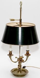 BOUILLOTTE STYLE BRASS CANDELABRUM LAMP