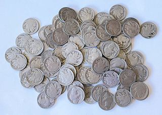 (100) Buffalo Nickels