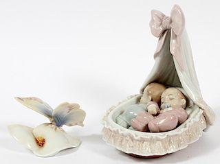 LLADRO PORCELAIN FIGURINES TWO