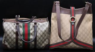 Gucci, Bags, Vintage Gucci Dark Brown Velvet Tote Bag Purse