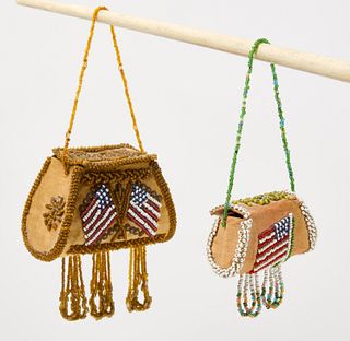 Two Iroquois Beaded Bags