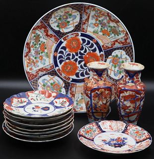 Collection of Japanese Imari Porcelains.