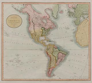 North and South America. John Cary (c. 1754-1835) A New Map of America