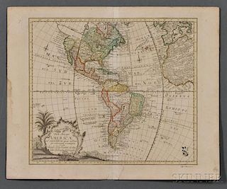 North and South America. Leonhard Von Euler (1707-1783)   Tab. Geogr. Americae ad Emendatiora quae adhuc Prodierunt exampla jussu