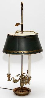 FRENCH CANDELABRA CONVERTED ELECTRIFIED TABLE LAMP