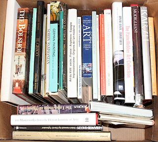 COLLECTION OF ART BOOKS APPROX. 50 BOOKS