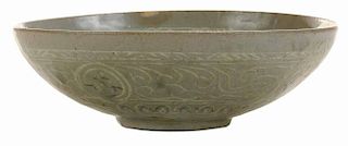 Koryo Decorated Celadon Bowl