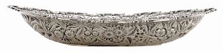 Kirk Repousse Sterling Bread Tray