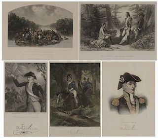 Five Francis Marion Related Prints