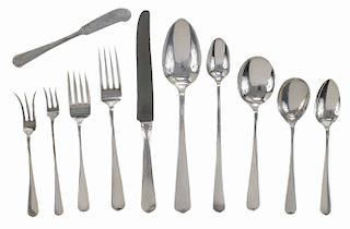 Wallace Reflection Sterling Flatware, 90 Pieces