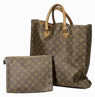 Louis Vuitton Monogram Tote Bag and
