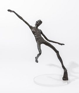 Victor Salmones Male Figure Bronze