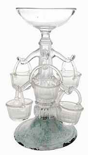 Blown Glass Sweetmeat Stand