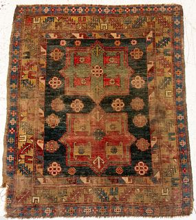 Antique Turkoman Rug 5' x 4'