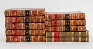 British Literature Bindings, 10 Volumes
