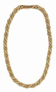 14kt. Twisted Chain Necklace