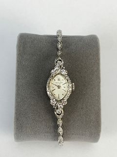Rolex 14K WG Ladies Diamond Watch