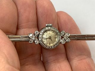 Rolex 18K WG Ladies Diamond Watch
