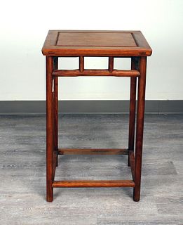CHINESE HUANGHUALI STAND END TABLE