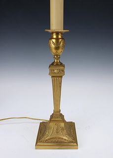 FINE FRENCH ANTIQUE GAGNEAU PARIS NEOCLASSICAL LAMP