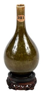 Chinese Green Porcelain Miniature Bottle Vase