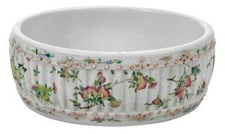 Chinese Famille Rose Porcelain Low Bowl